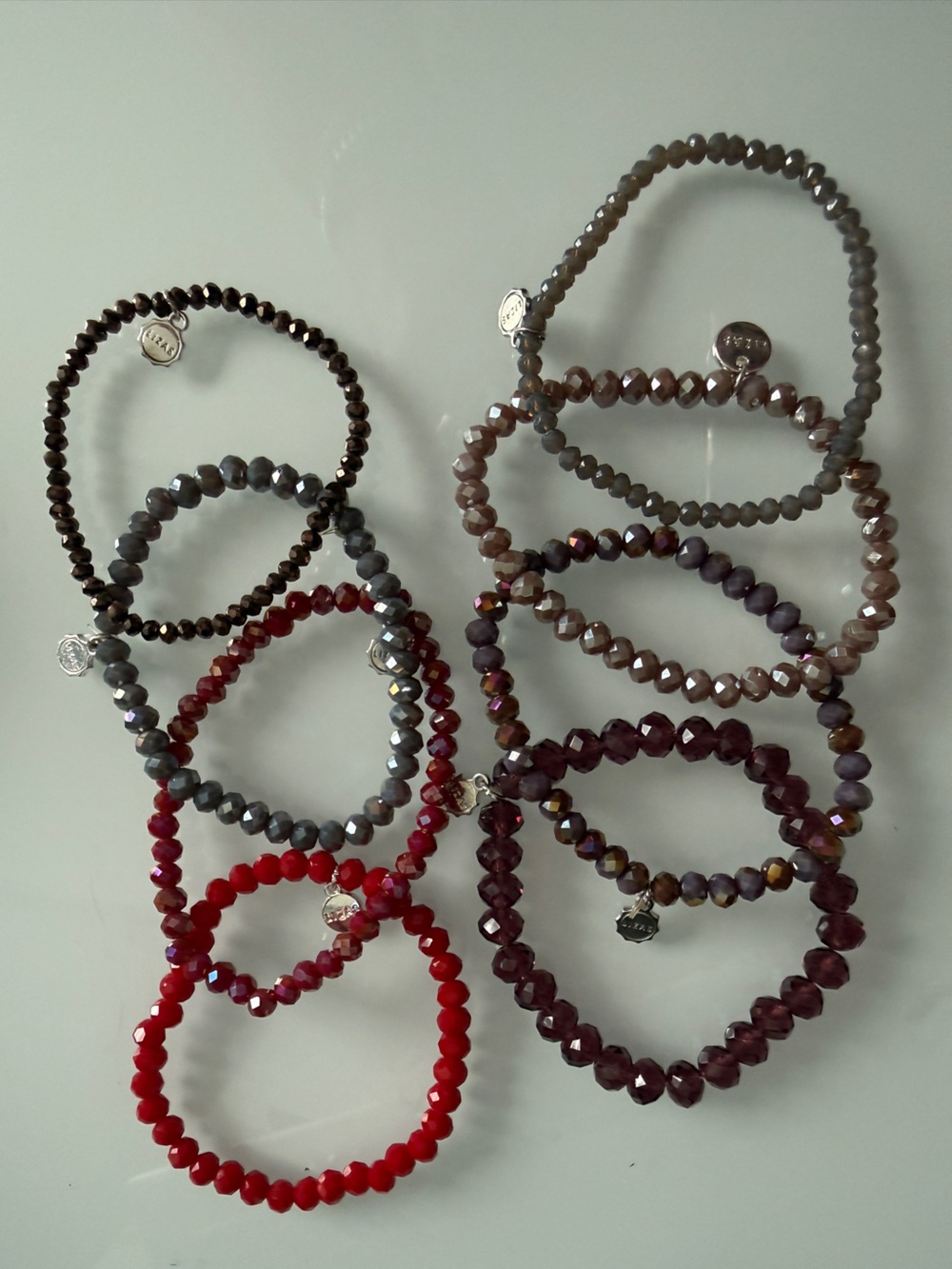 Liza’s Beaded Faceted Stretch Bracelet - Multicolor (Set)
